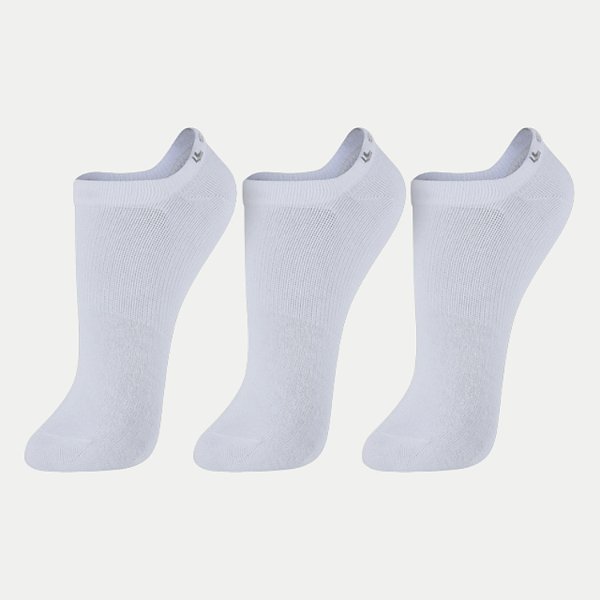 MEIA LUPO SPORT PACOTE COM 3 MEIAS SAPATILHA BRANCO UNISEX ADULTO