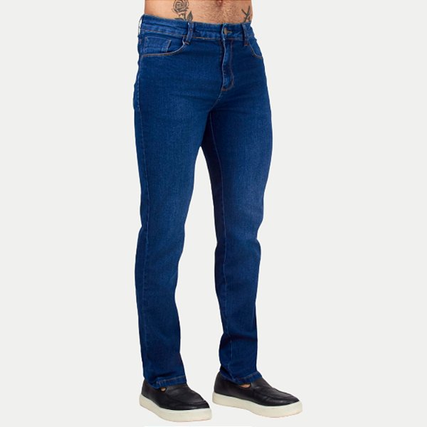 CALÇA SHOT JEANS MÉDIO COM ELASTANO COMFORT MASCULINO ADULTO