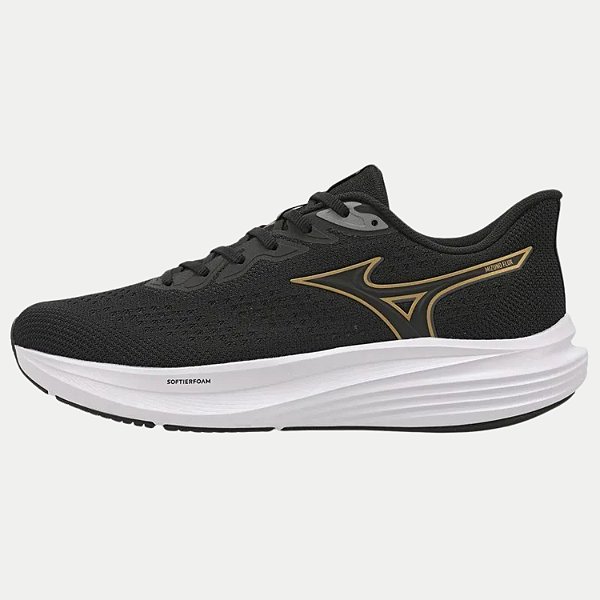 TÊNIS MIZUNO LIVELY RUNNING PRETO UNISEX ADULTO