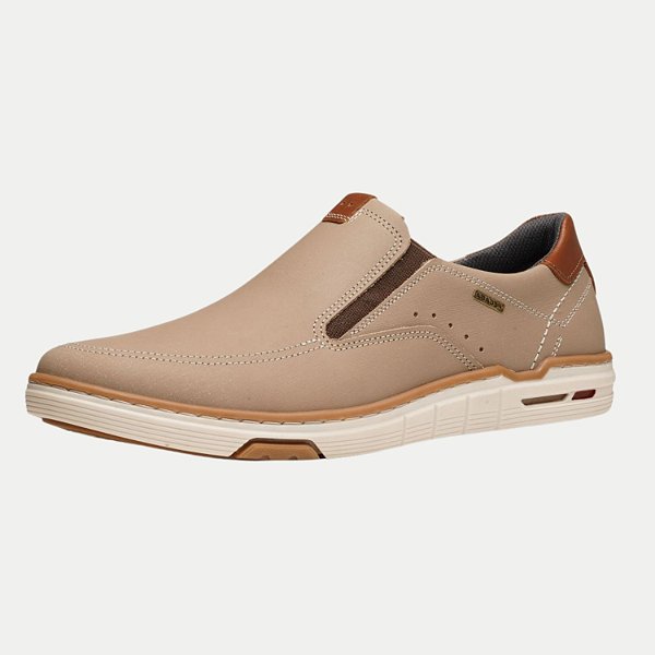 TÊNIS PEGADA CASUAL IATE COURO AREIA MASCULINO ADULTO