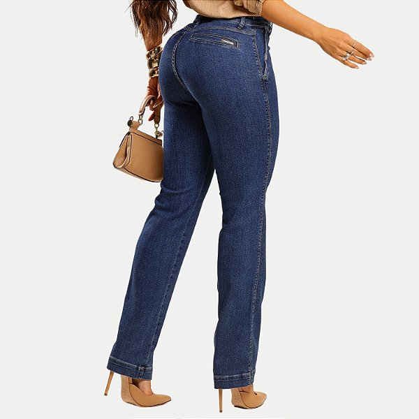 CALÇA MAC JEANS JEANS MÉDIO COM ELASTANO COMFORT FEMININO ADULTO