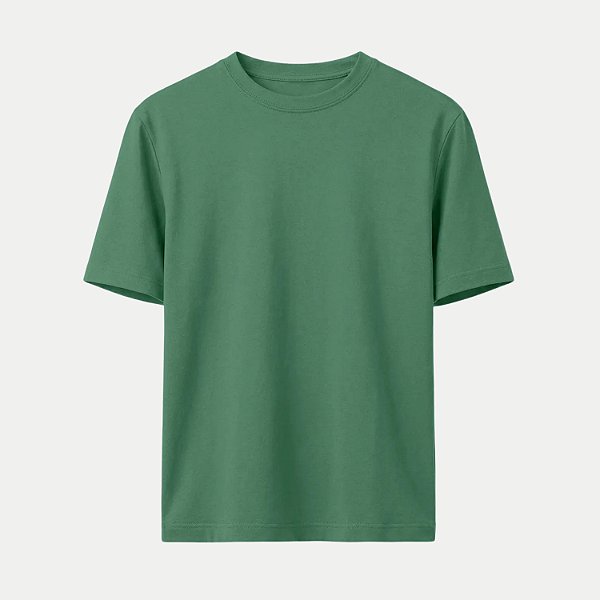 CAMISETA HERING MANGA CURTA COMFORT SUPER LISA VERDE UNISEX ADULTO
