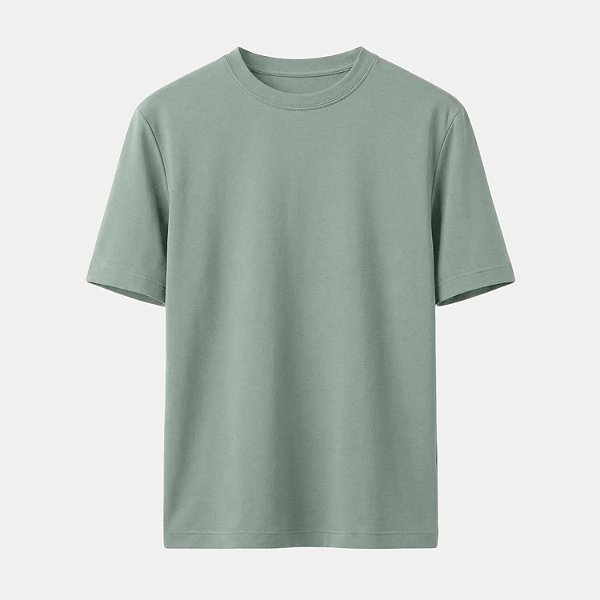 CAMISETA HERING MANGA CURTA COMFORT WORD CARECA VERDE CLARO UNISEX ADULTO