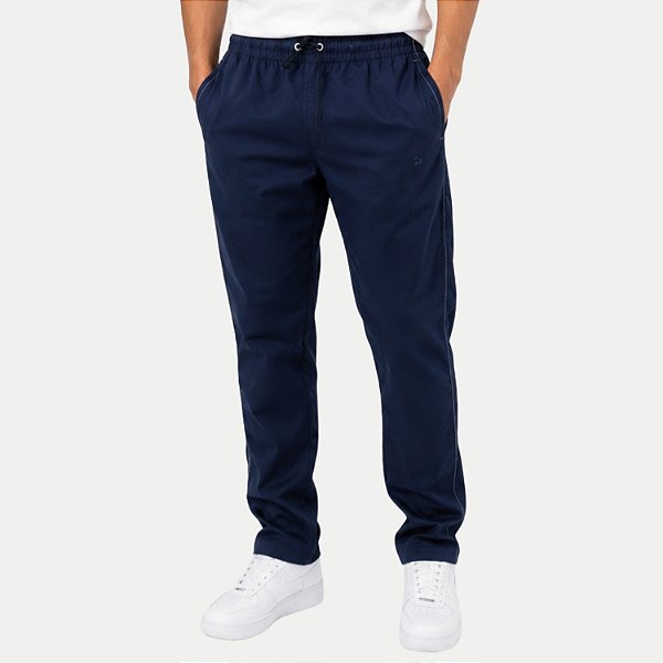 CALÇA AMIL POLIESTER COM ELASTANO FITNESS AZUL MARINHO MASCULINO ADULTO