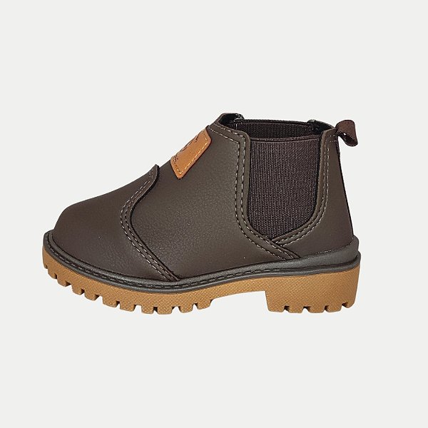 BOTA MOLEKINHO BOTINA CAFÉ MASCULINO INFANTIL
