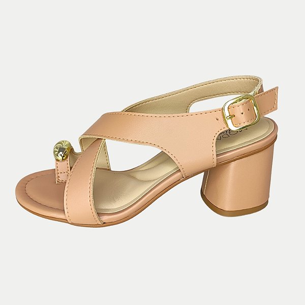 SANDALIA MODARE SALTO ALTO ACTIVE NUDE FEMININO ADULTO