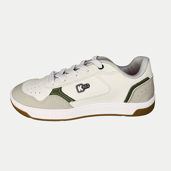 TÊNIS KIDY CASUAL K360 CONFORTO BRANCO MASCULINO INFANTIL