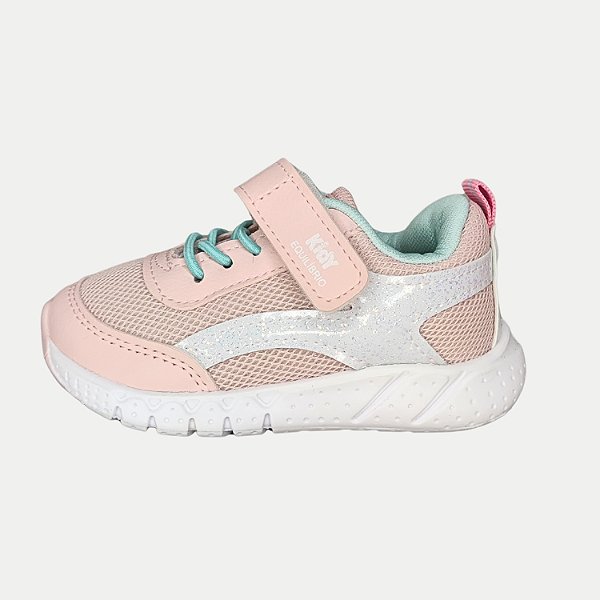 TÊNIS KIDY EQUILÍBRIO RUNNING COM VELCRO ROSA FEMININO INFANTIL