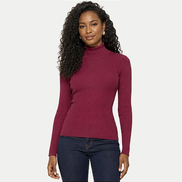 BLUSA AT SP ELISE MANGA LONGA TRICÔ SUETER FEMININO ADULTO (CORES SORTIDAS)