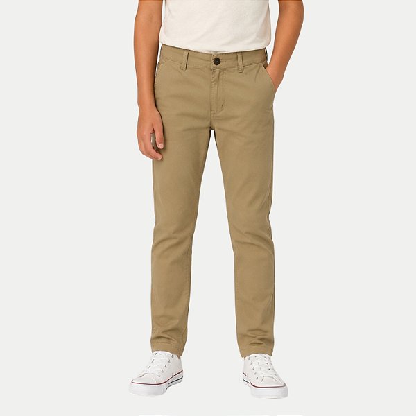 CALÇA ALFA BRIM COM ELASTANO ESPORTE FINO AREIA MASCULINO INFANTIL