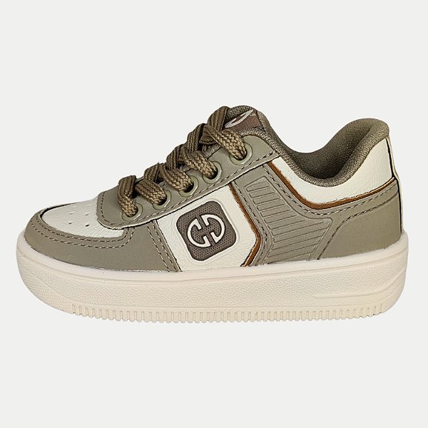 TÊNIS OLLIE CASUAL PROMAX3 SINTETICO BEGE MASCULINO INFANTIL