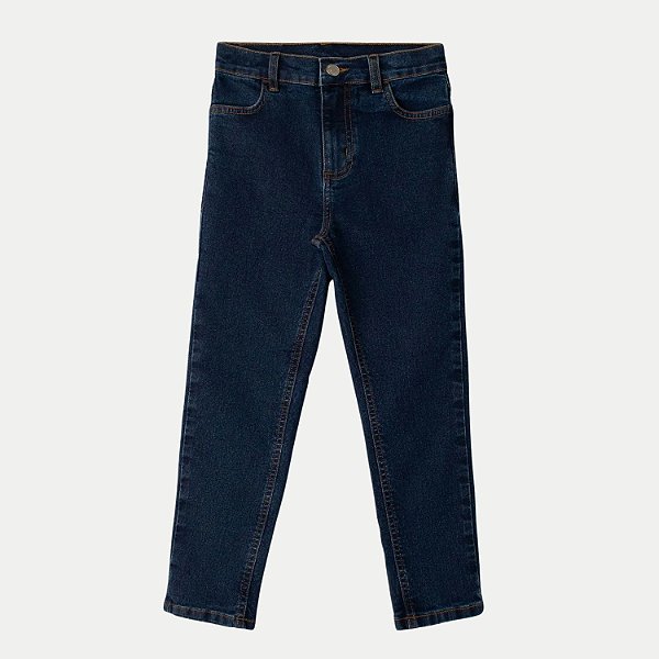 CALÇA HERINGKIDS JEANS MÉDIO BRUTO MOM FEMININO INFANTIL