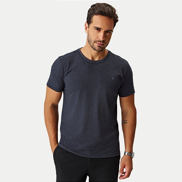 CAMISETA MOMENTUS MANGA CURTA COMFORT ALGODÃO PRETO MASCULINO ADULTO