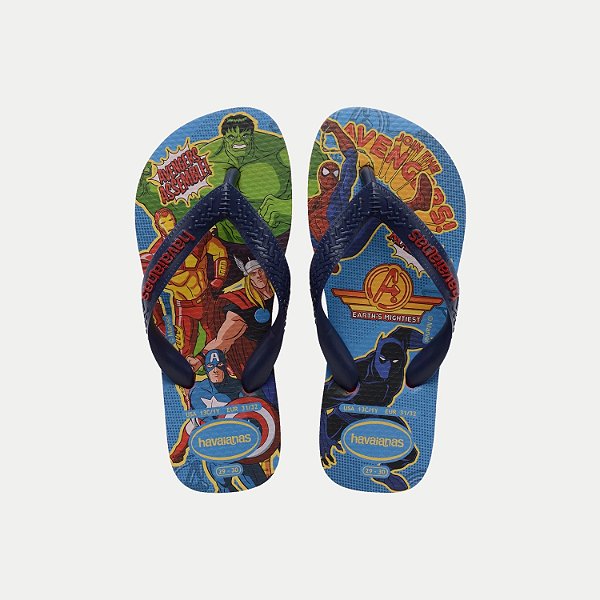 CHINELO HAVAIANAS KIDS TOP MARVEL II DEDO VERMELHO MASCULINO INFANTIL