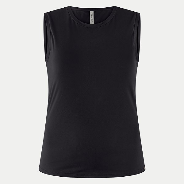 BLUSA LUNENDER REGATA POLIÉSTER E ELASTANO PRETO FEMININO ADULTO