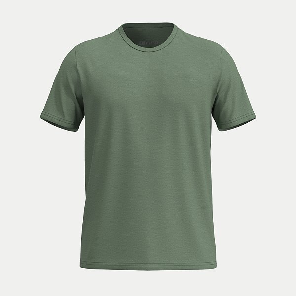 CAMISETA FICO MANGA CURTA COMFORT ALGODÃO GOLA REDONDA LISA MASCULINO ADULTO