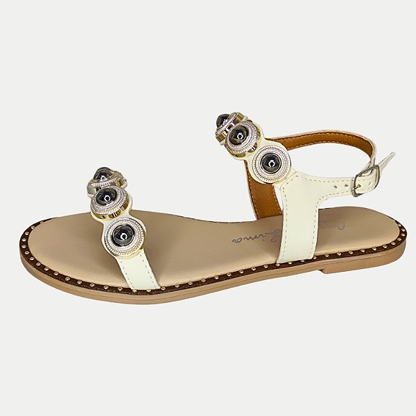 SANDALIA CECILIA LIMA RASTEIRA OFFWHITE FEMININO ADULTO