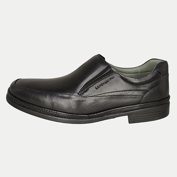SAPATO LEVETERAPIA IATE COURO FORRO DE COURO PRETO MASCULINO ADULTO