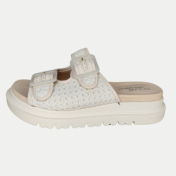 TAMANCO MODARE ANABELA MEDIO OFFWHITE FEMININO ADULTO