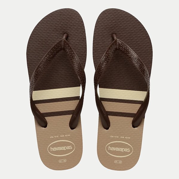 CHINELO HAVAIANAS COLOR ESSENTIAL DEDO CAFÉ MASCULINO ADULTO