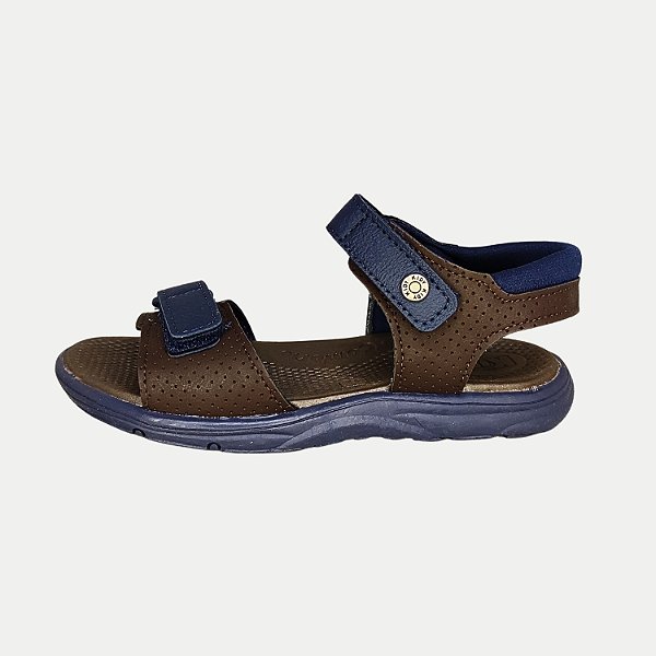 SANDALIA KIDY COMFORT PAPETE CAFÉ MASCULINO INFANTIL