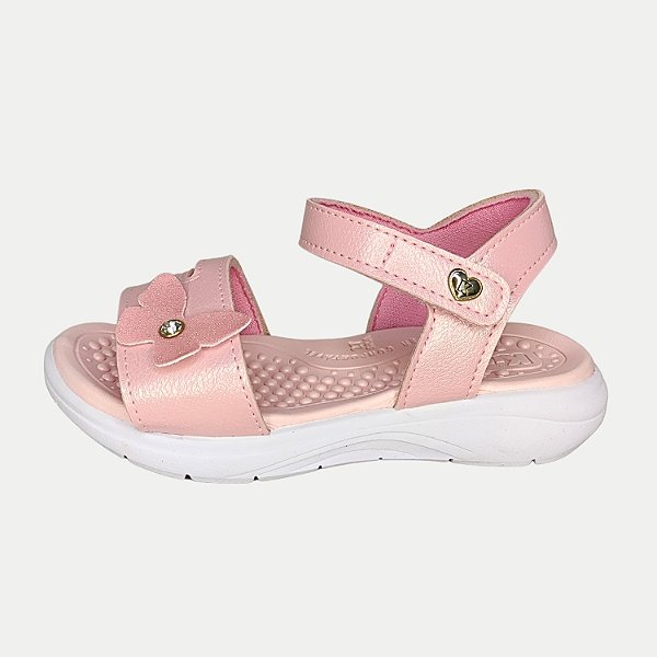 SANDALIA KIDY FLEX BABY PAPETE ROSA FEMININO INFANTIL