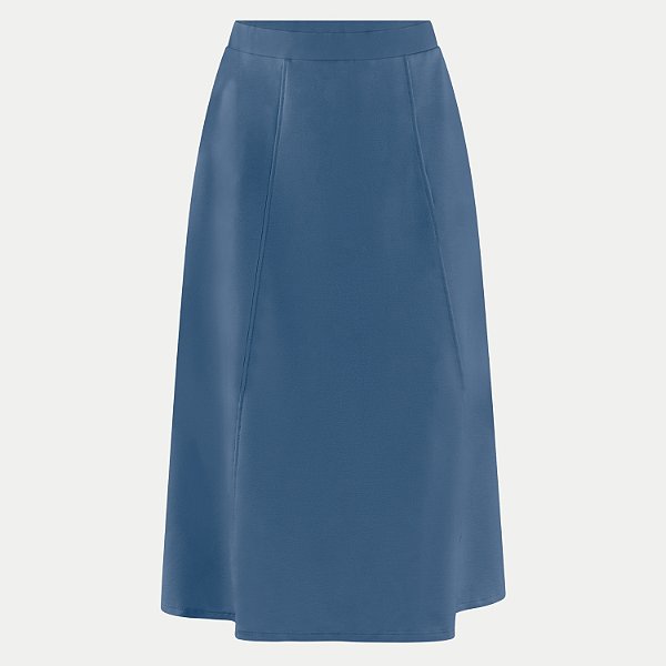 SAIA LUNENDER MALHA MIDI LISA AZUL MARINHO FEMININO ADULTO