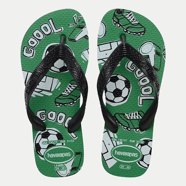 CHINELO HAVAIANAS KIDS ATHLETIC DEDO VERDE MASCULINO INFANTIL