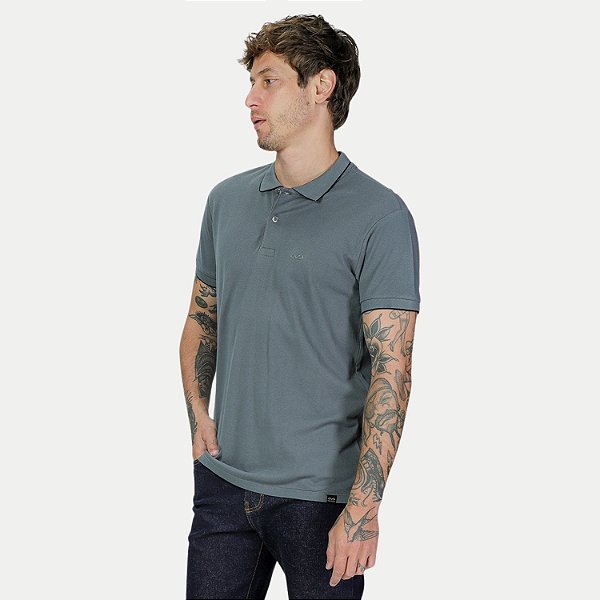 POLO VIDE BULA MANGA CURTA COMFORT PIQUET CHUMBO MASCULINO ADULTO