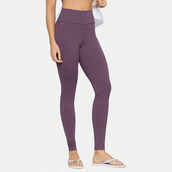 CALÇA DI PAULA POLIAMIDA LEGGING FITNESS ROXO FEMININO ADULTO