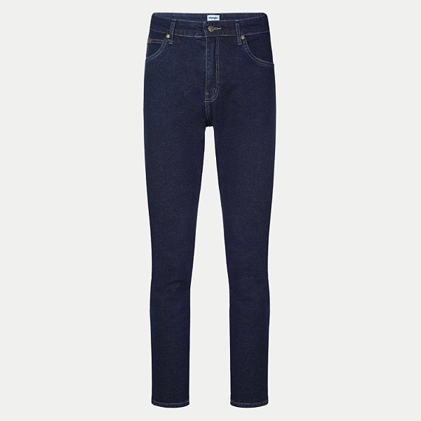 CALÇA WRANGLER JEANS ESCURO COM ELASTANO SLIM MASCULINO ADULTO