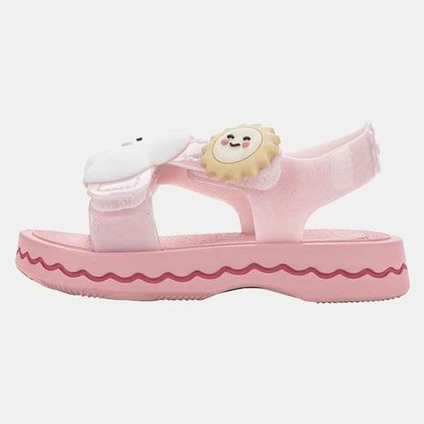 SANDALIA GRENDENE ZAXY NINA SUNNY BABY PAPETE ROSA FEMININO INFANTIL