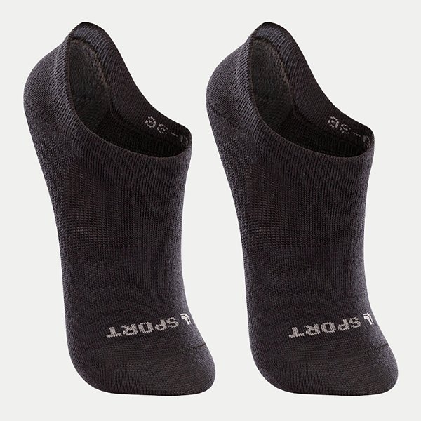 MEIA LUPO KIDS PACOTE COM  2 MEIAS SAPATILHA PRETO UNISEX INFANTIL