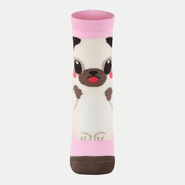 MEIA LUPO KIDS SOQUETE ROSA CLARO FEMININO INFANTIL