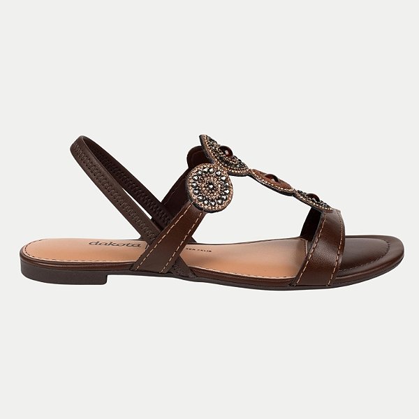 SANDALIA DAKOTA RASTEIRA CAFÉ FEMININO ADULTO