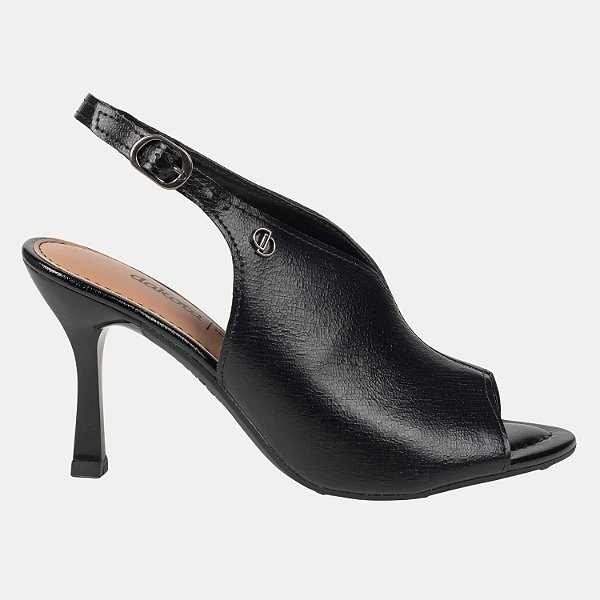 SANDALIA DAKOTA SALTO ALTO ACTIVE PRETO FEMININO ADULTO