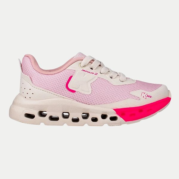 TÊNIS KIDY K360 IMPULSO 2 RUNNING ROSA FEMININO INFANTIL