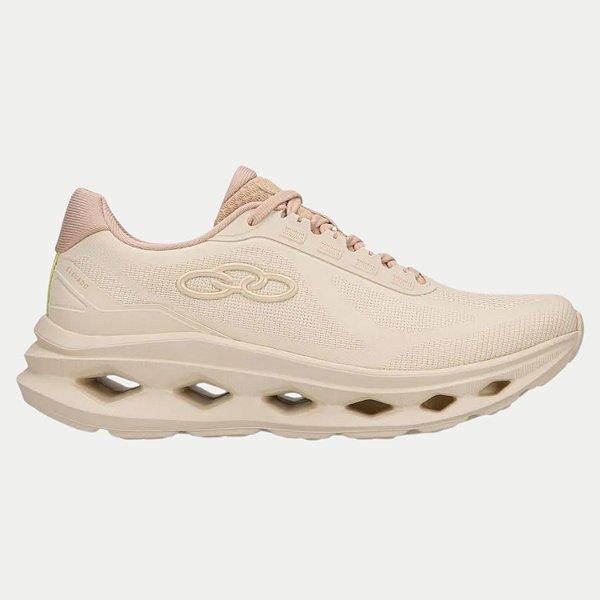 TÊNIS OLYMPIKUS ELEVADO RUNNING CREME FEMININO ADULTO