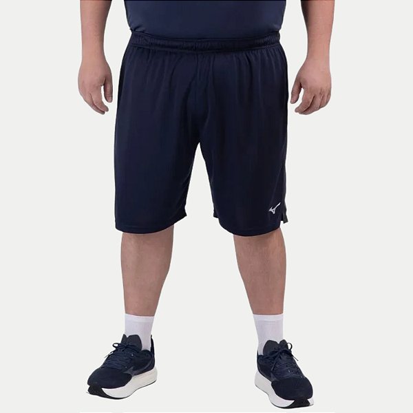 BERMUDA MIZUNO POLIESTER COM RECORTE AZUL MARINHO MASCULINO ADULTO