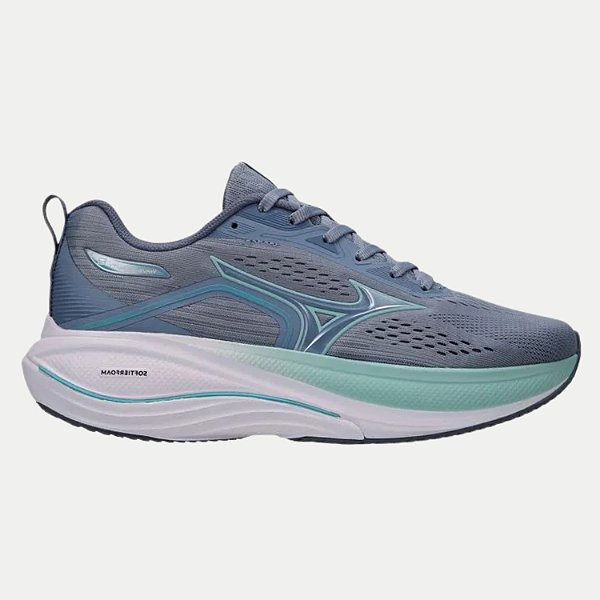 TÊNIS MIZUNO WAVE VITALITY 8 AZUL PASTEL FEMININO ADULTO