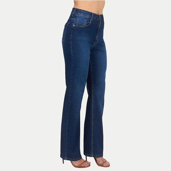 CALÇA SHOT JEANS MÉDIO COM ELASTANO COMFORT FEMININO ADULTO
