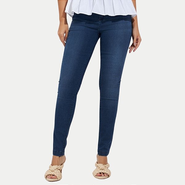 CALÇA YOUNG JEANS MÉDIO COM ELASTANO SKINNY FEMININO ADULTO