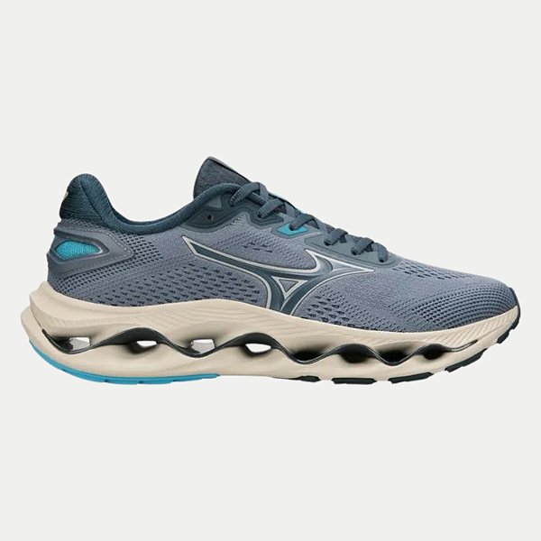 TÊNIS MIZUNO WAVE LEGEND 5 RUNNING AZUL MASCULINO ADULTO
