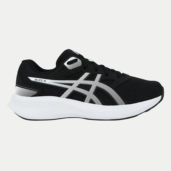 TÊNIS ASICS BUZZ 5 RUNNING PRETO UNISEX INFANTIL