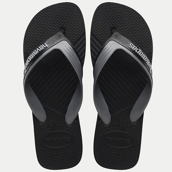 CHINELO HAVAIANAS DUAL DEDO PRETO MASCULINO ADULTO