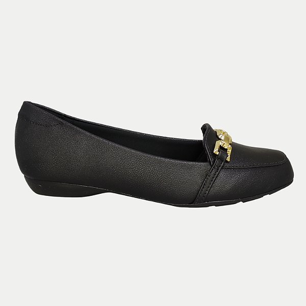 SAPATO MODARE MOCASSIM PRETO FEMININO ADULTO