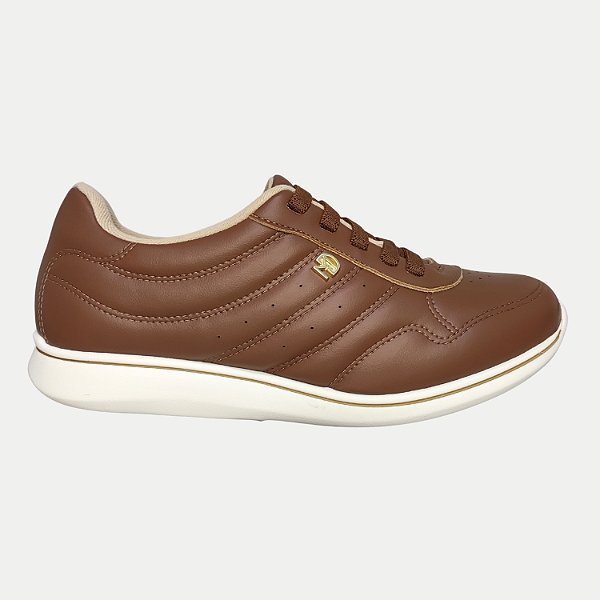 TÊNIS MODARE CASUAL COM CADARÇO AVELÃ MARROM FEMININO ADULTO