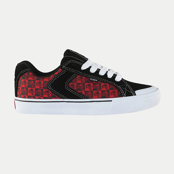 TÊNIS QIX SKATE CHORÃO PARK PRETO/VERMELHO UNISEX ADULTO