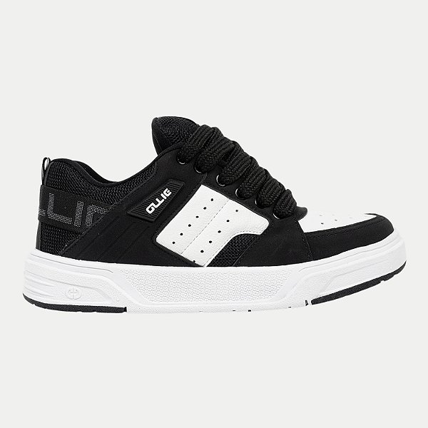 TÊNIS OLLIE CASUAL NITRO2 SINTÉTICO PRETO/BRANCO MASCULINO ADULTO