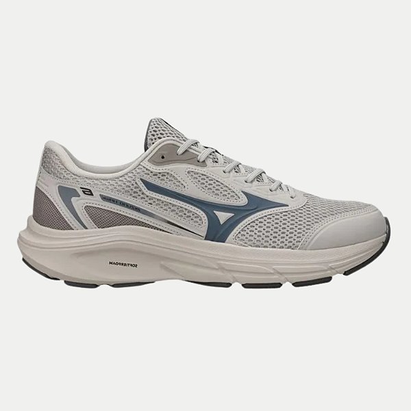 TÊNIS MIZUNO HAWK 6 RUNNIN CINZA MASCULINO ADULTO